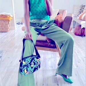 JCREW Kelly Green Trousers, very soft they are lovely brand new with tag